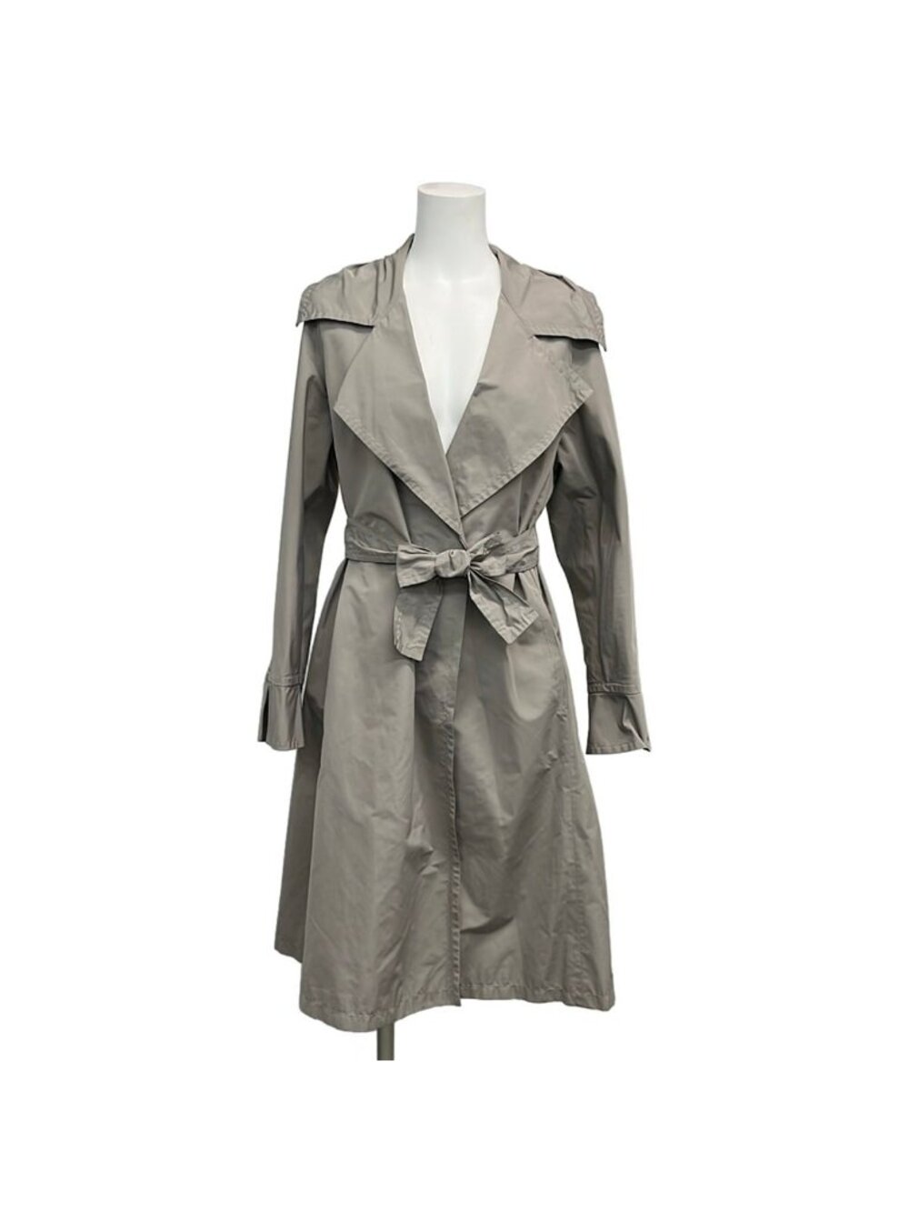 Max Mara Coat M Gray Spring Fall 42